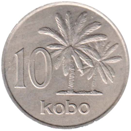 10 kobo, 1973 Reverse
