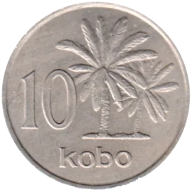 Preview 10 kobo, 1973 reverse