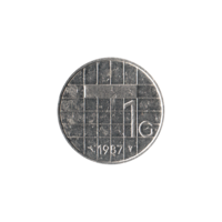 Preview 1 Guilder, 1987 reverse