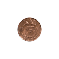 Preview 5 cents, 1957 reverse