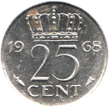 Preview 25 cents, 1968 reverse