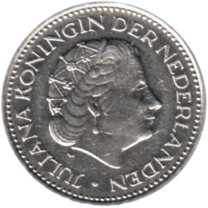 Preview 1 Guilder, 1971 obverse