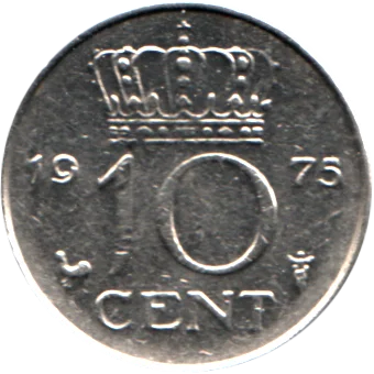 Preview 10 cents, 1975 reverse