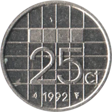 Preview 25 cents, 1992 reverse