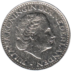Preview 1 Guilder, 1969 obverse