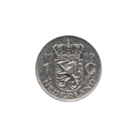 Preview 1 Guilder, 1969 reverse