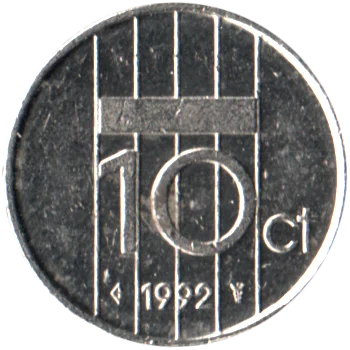 10 cents, 1992 Reverse