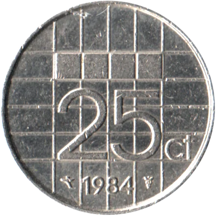 25 cents, 1984 Reverse