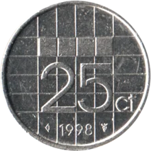 Preview 25 cents, 1998 reverse
