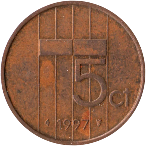 5 cents, 1997 Reverse