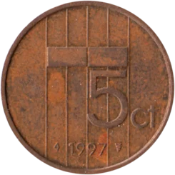 Preview 5 cents, 1997 reverse