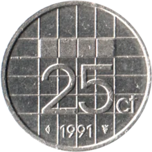 Preview 25 cents, 1991 reverse