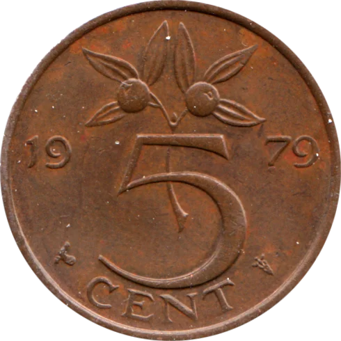 5 cents, 1979 Reverse