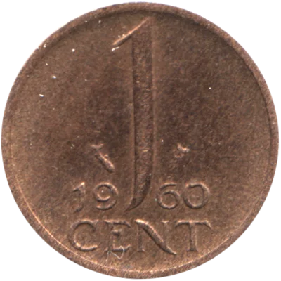 Preview 1 cent, 1960 reverse