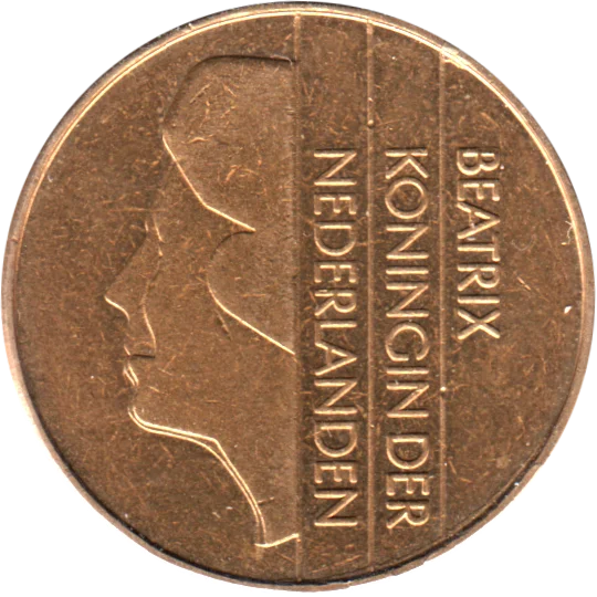5 Guilders, 1990 Obverse