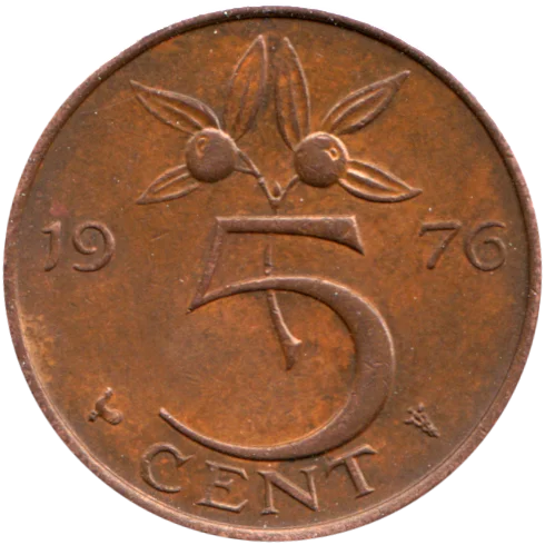 5 cents, 1976 Reverse