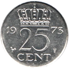 Preview 25 cents, 1973 reverse