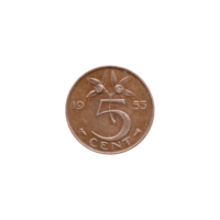 Preview 5 cents, 1953 reverse