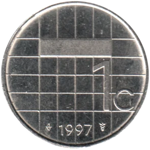 Preview 1 Guilder, 1997 reverse