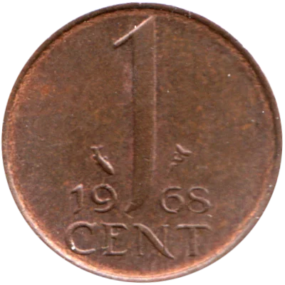 Preview 1 cent, 1968 reverse