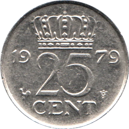 25 cents, 1979 Reverse
