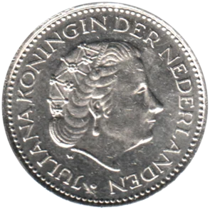 Preview 1 Guilder, 1977 obverse