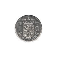 Preview 1 Guilder, 1977 reverse