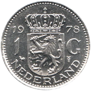 Preview 1 Guilder, 1978 reverse
