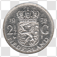Preview 2½ Guilders, 1978 reverse