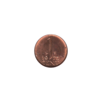 Preview 1 cent, 1975 reverse