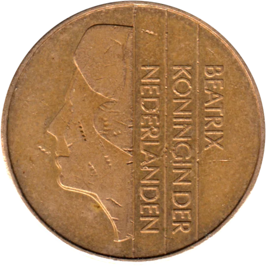 5 Guilders, 1988 Obverse