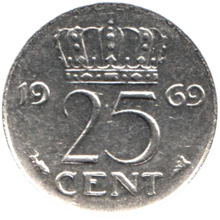 Preview 25 cents, 1969 reverse