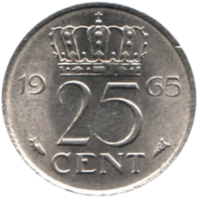 Preview 25 cents, 1965 reverse