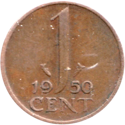 Preview 1 cent, 1950 reverse
