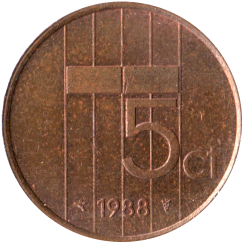 5 cents, 1988 Reverse