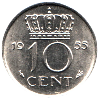 Preview 10 cents, 1955 reverse