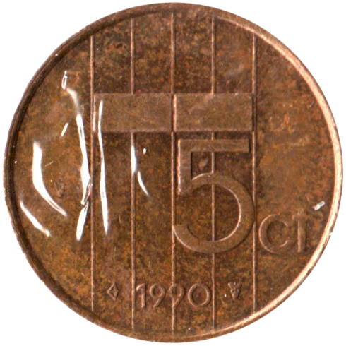 5 cents, 1990 Reverse