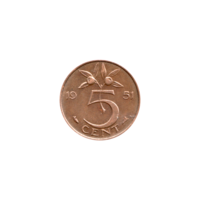 Preview 5 cents, 1951 reverse