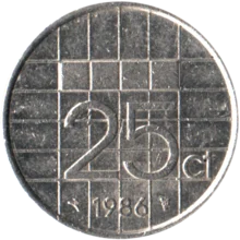 Preview 25 cents, 1986 reverse