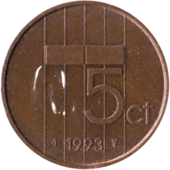 Preview 5 cents, 1993 reverse