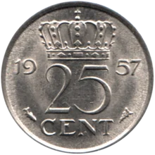 Preview 25 cents, 1957 reverse