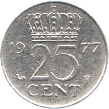 Preview 25 cents, 1977 reverse