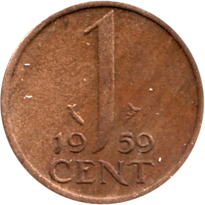 1 cent, 1959 Reverse