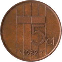 Preview 5 cents, 1982 reverse