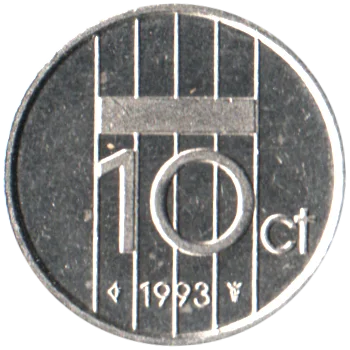 10 cents, 1993 Reverse