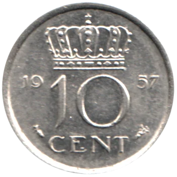 Preview 10 cents, 1957 reverse