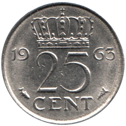 25 cents, 1963 Reverse