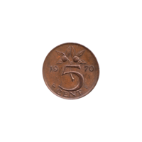 Preview 5 cents, 1970 reverse