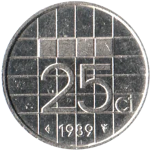 Preview 25 cents, 1989 reverse