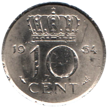 Preview 10 cents, 1964 reverse
